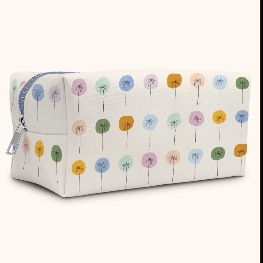 Studio Oh - Dotted Palms Loaf Cosmetic Bag